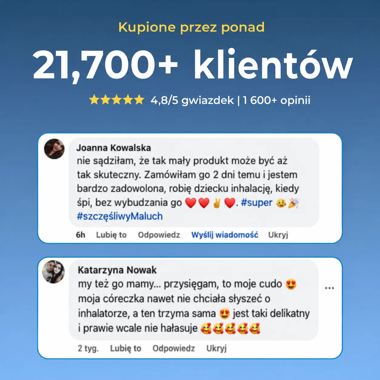 Inhalator dla dzieci i dorosłych - 30% taniej 🎉