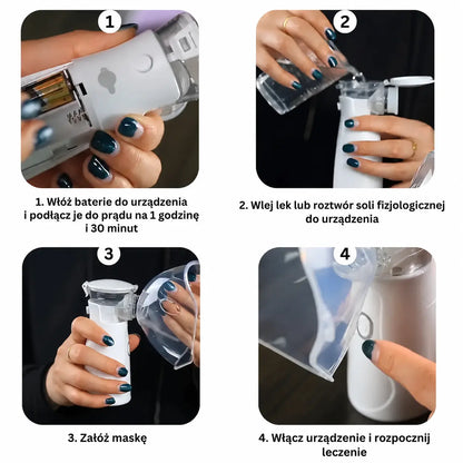 Inhalator dla dzieci i dorosłych - 30% taniej 🎉